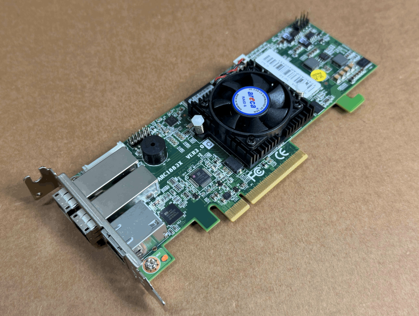 ARECA ARC-1883X 12Gb/s SAS/SATA PCIe RAID Controller - Low Profile