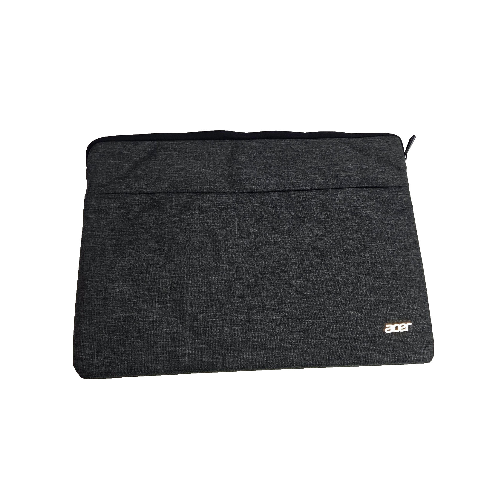 New ACER Padded PROTECTIVE LAPTOP SLEEVE CASE FOR 15.6" COMPUTER Front Zip Gray