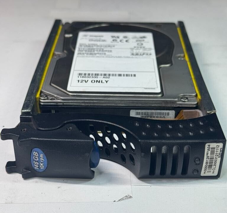 EMC 005048128 ST3146807FCV 146GB 10K RPM 8MB Cache 2Gb/s  Fibre Channel HDD 3.5"