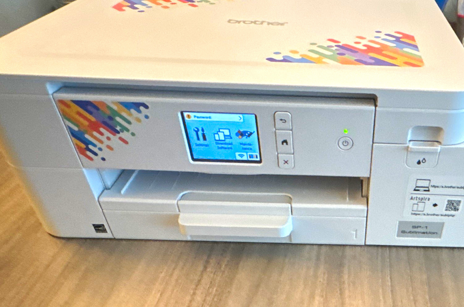 Brother SP-1 Sublimation Printer Bundle with 8-in-1 Heat Press