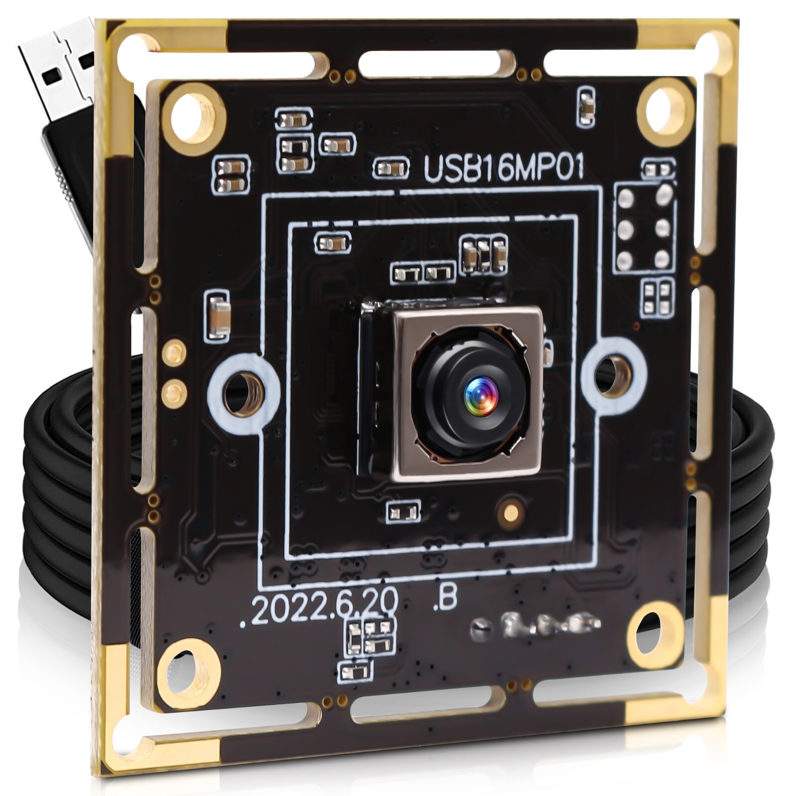16MP Autofocus USB Camera Module IMX298 Sensor Mini UVC USB2.0 AF Video Webcam