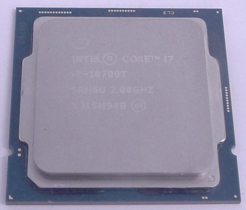 Used Intel Core i7-10700T 8-Core 2.00GHz LGA1200 CPU Processor SRH6U