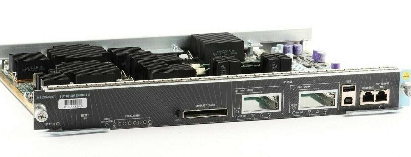 Cisco WS-X45-SUP6-E Catalyst 4500 E-Series Sup 6-E w/ 2 x X2-10GB-SR