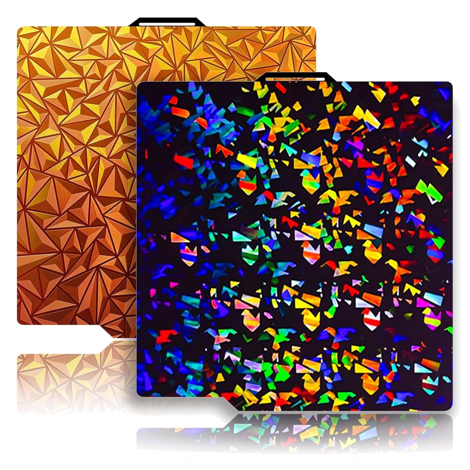 Double-Sided Bambu Lab Build Plate - Holographic Steel Surface 257x257mm