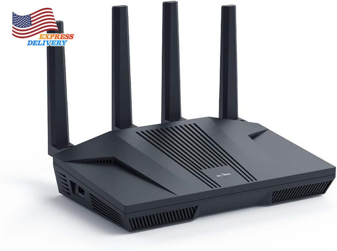 GL-MT6000 Flint 2 Wifi 6 High Speed Gaming Routers for Wireless Internet 2 X 2.5