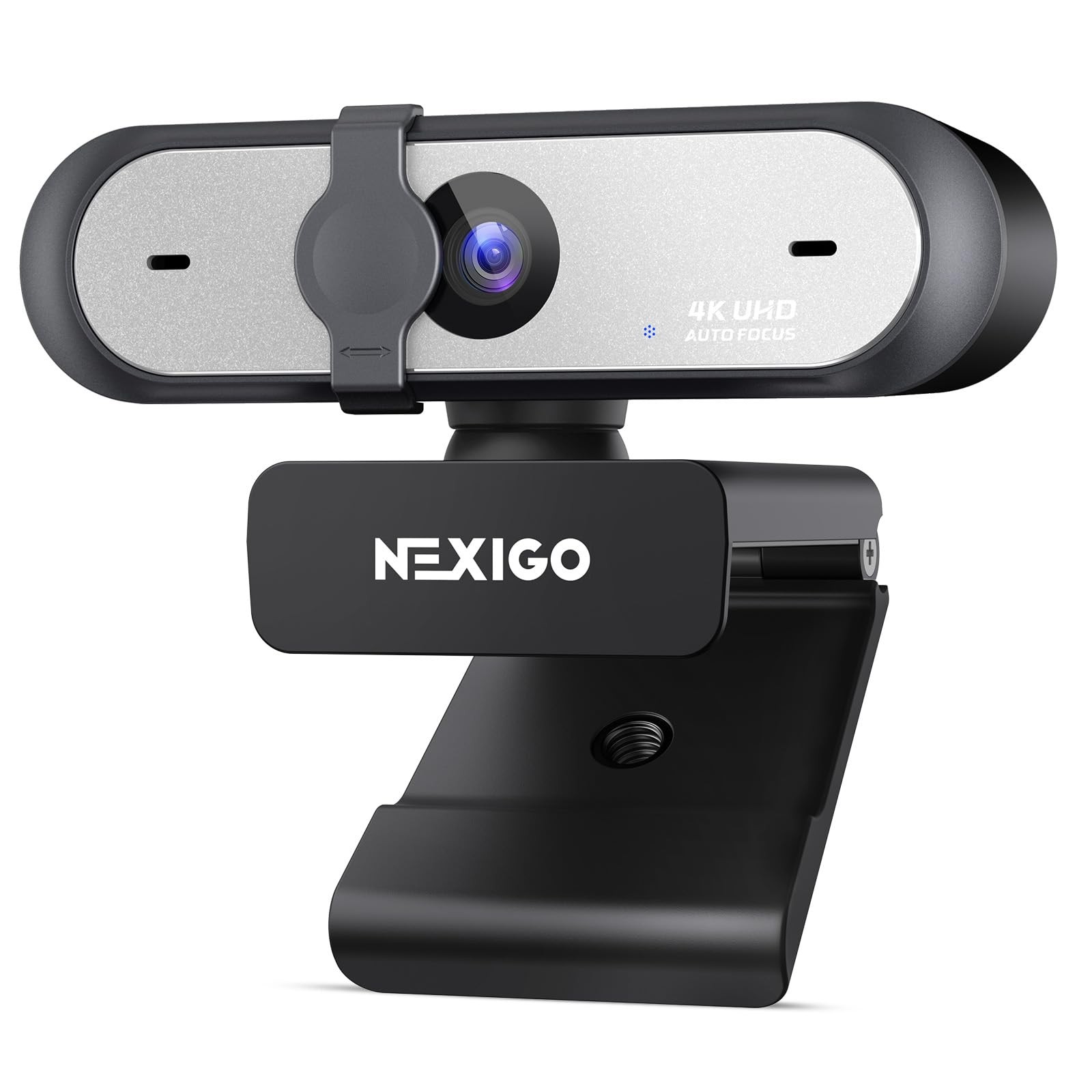 NexiGo N660P Pro 4K Webcam with Distortion-Free Lens, 1080p 60 fps Black