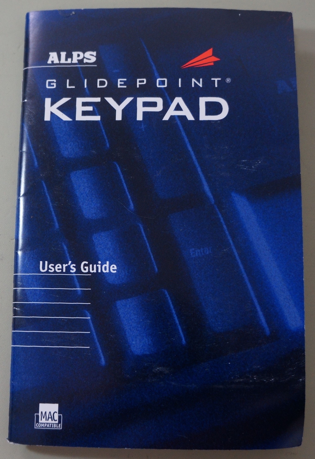 Alps Glidepoint Keypad for Macintosh - User's Guide