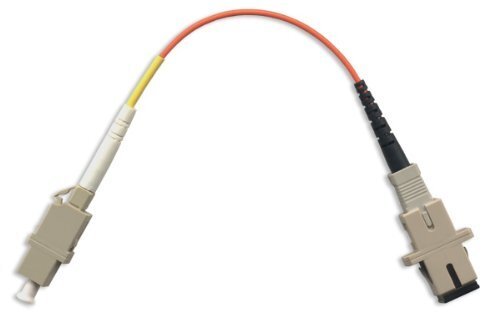 1FT LC F SC Simplex Multimode 50/125 Fiber Optic Adapter Cable Patch Cable