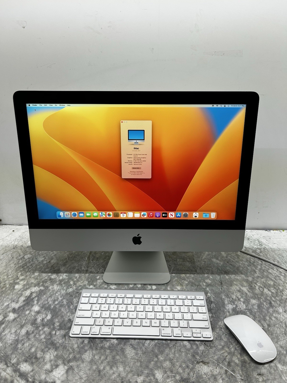 Apple iMac A1418 2017 Intel Core i5-7360U 2.3GHz 8GB RAM 1TB HDD Ventura