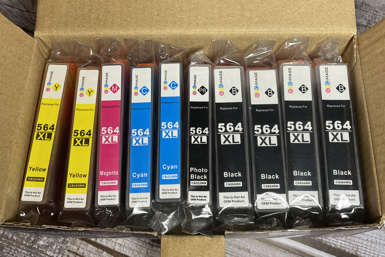 564XL Ink Cartridge 12 Pack Replacement New