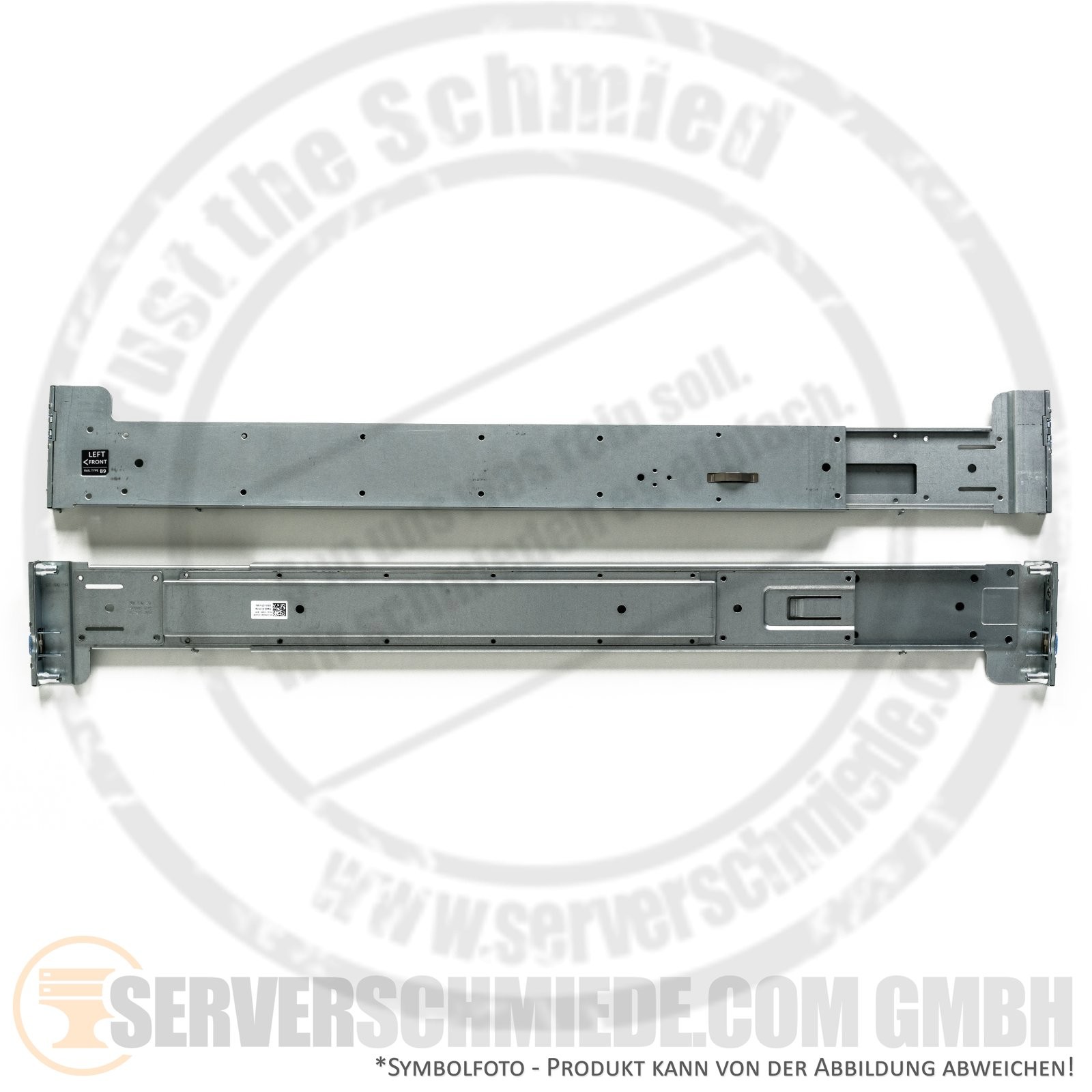 Dell MD1200 MD1220 MD3200 MD3620f 19" Static Rack Rail Rail B9 0JRJ9P 07WJ8N