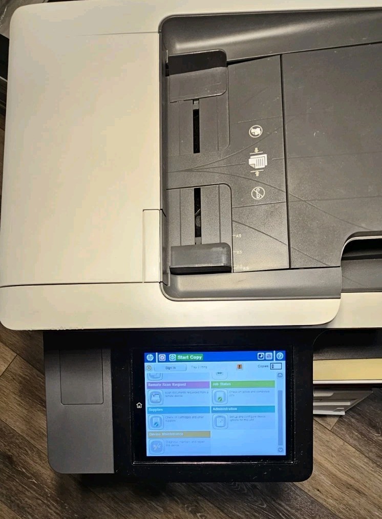 HP PageWide Enterprise Color 586f Multifunction Duplex Printer (G1W40A) 