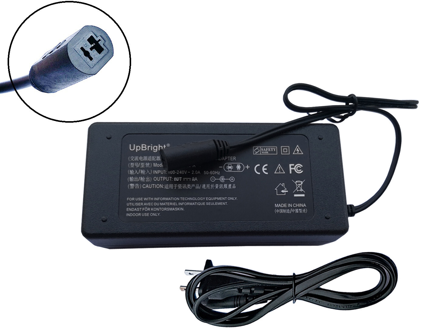 2-Prong 29V AC DC Adapter For KAIDI KD PWR017 KDDY008C Electrical Recliner Chair