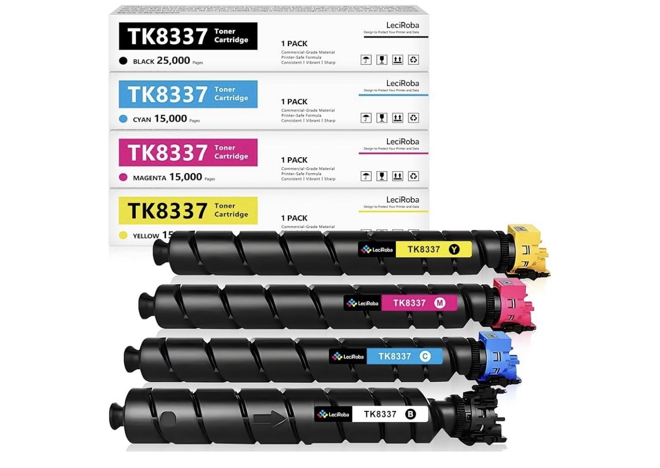 LeciRoba Compatible TK8337 Toner Cartridges Replacement for Kyocera TK-8337