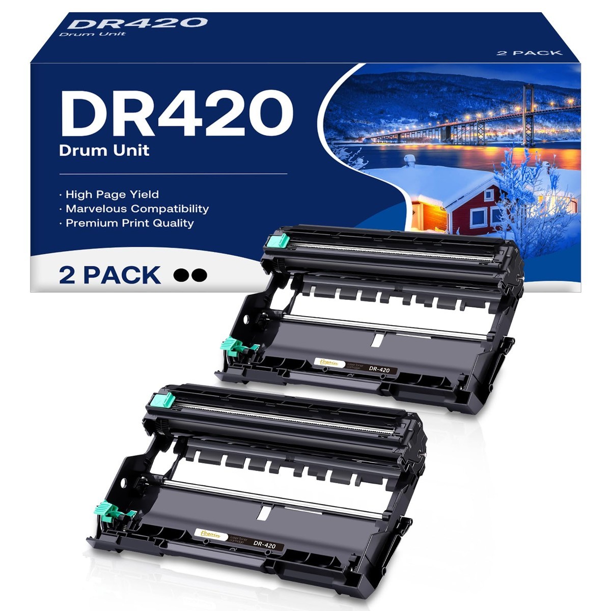 Kogain Drum Unit Compatible Brother DR 420 Work HL-2240 HL-2270DW HL-2280DW