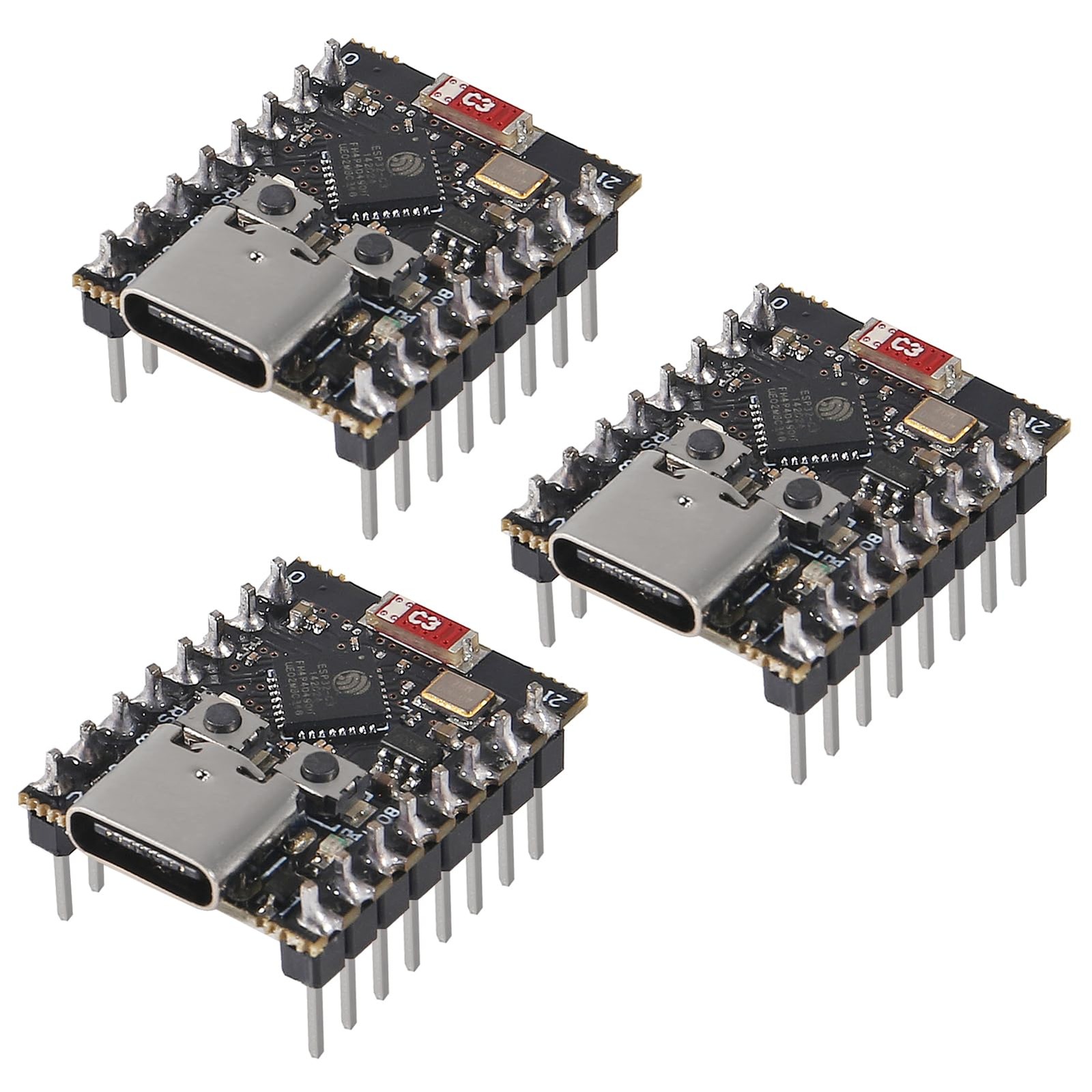 3Pcs ESP32-C3 Mini Development Board ESP32 3pcs c3 welded pins,