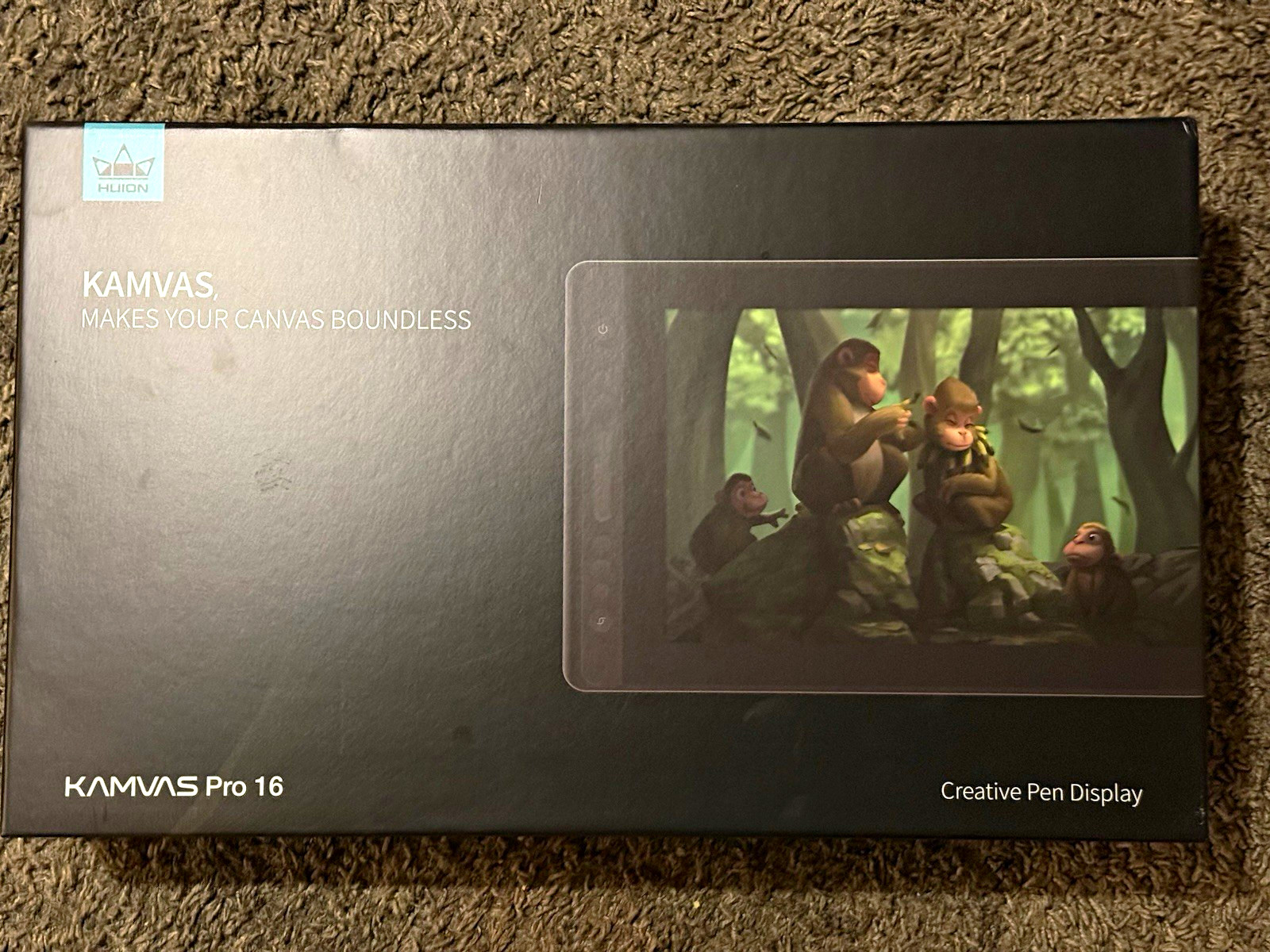 HUION KAMVAS Pro 16 Graphics Tablet Creative Pen Display 