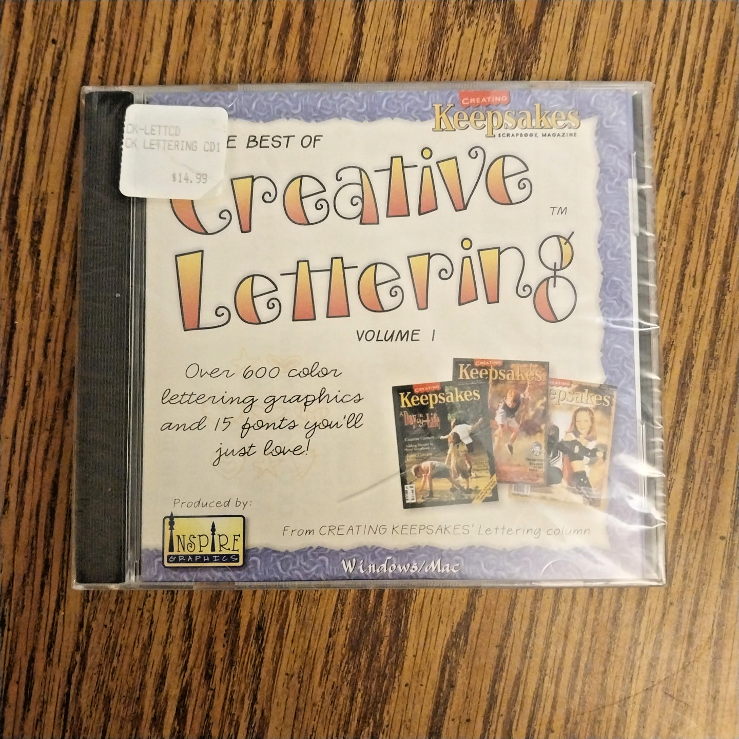 The Best Of Creative Lettering Vol. 1 By Creating Keepsakes Magazine CD-ROM New