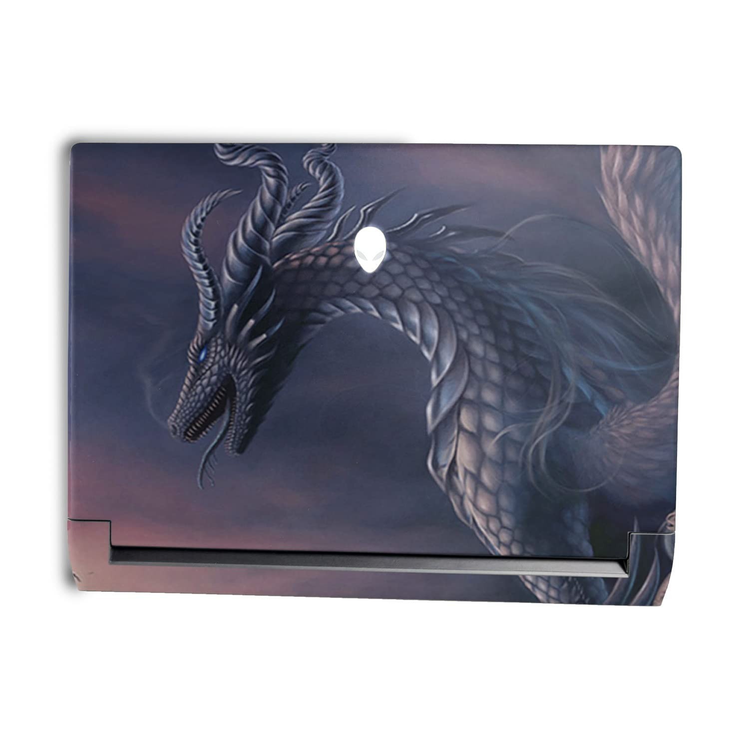 MightySkins Skin Compatible with Alienware M15 R7 (2022) Full Wrap Kit - Drag...
