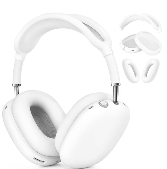 3PCS Protective Case Compatible with Apple Airpods Max, Soft Silicone, Washable