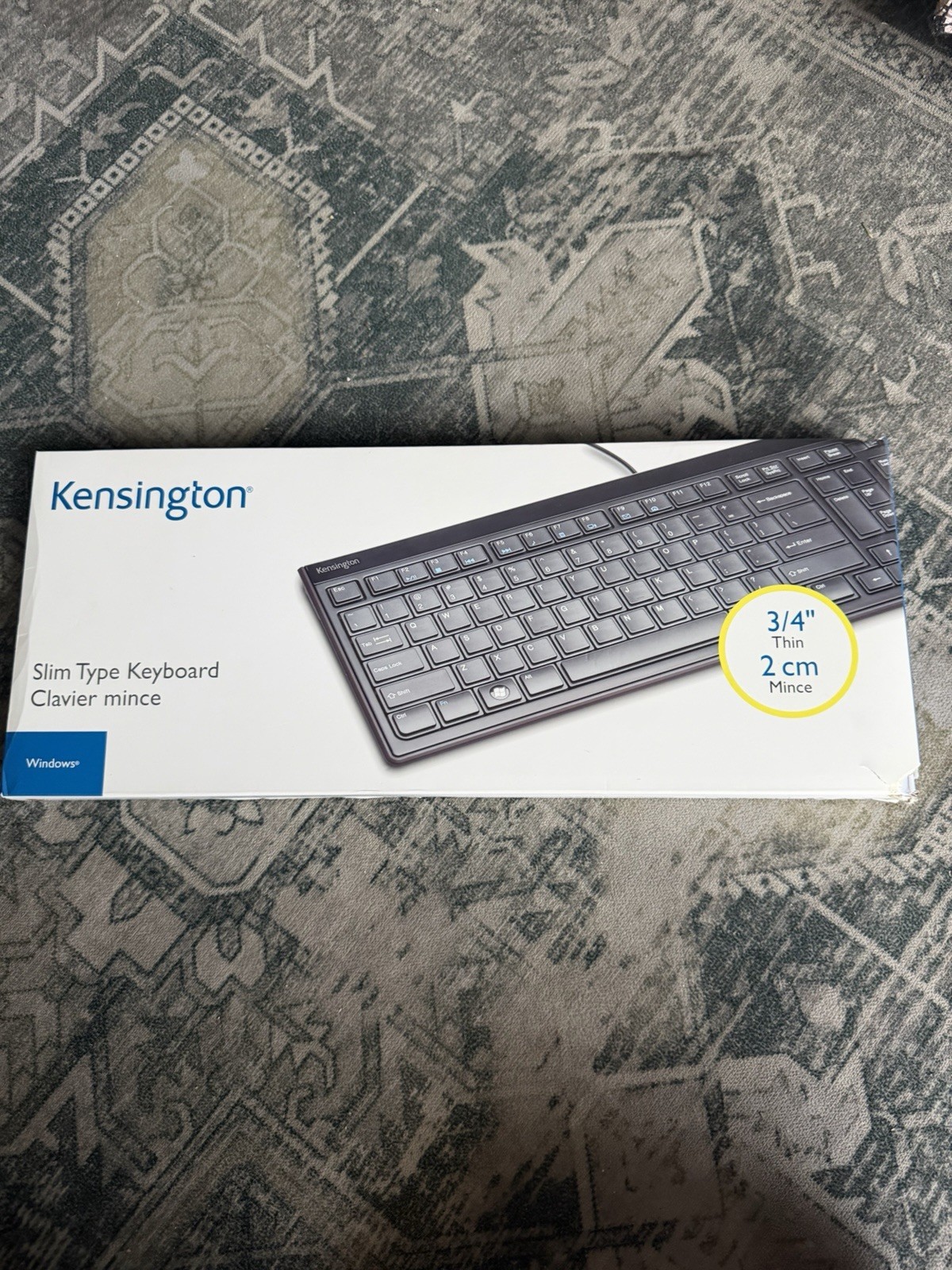 Kensington Slim Type Keyboard Windows Wired
