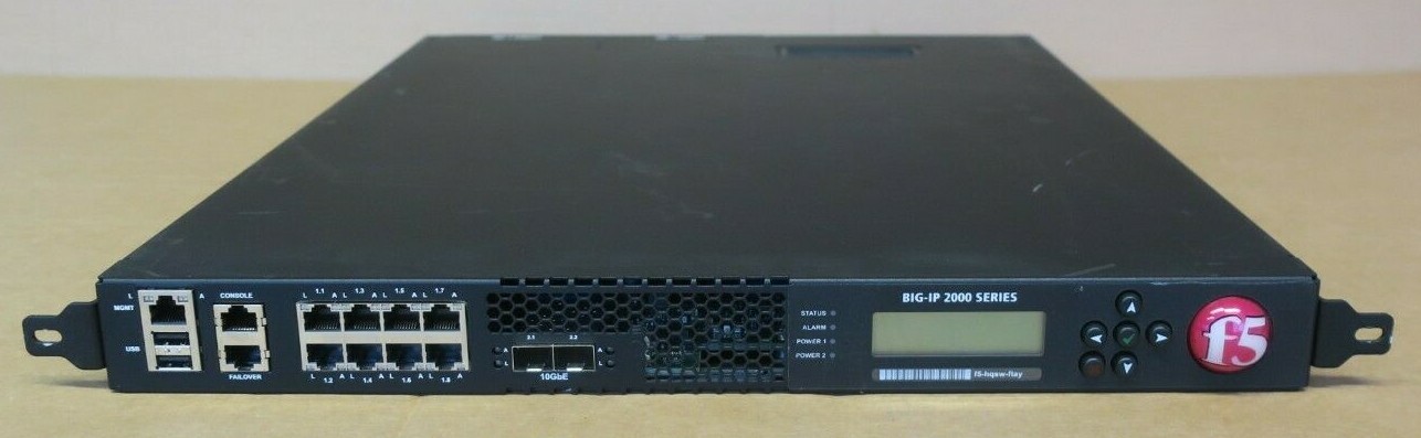 F5 Network Big-IP 2000S Enterprise LTM Local Traffic Manager Load Balancer 2x PS