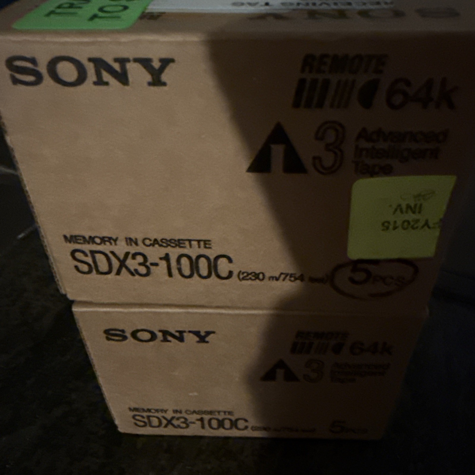 NEW Sealed 10-pack SONY Tape AIT Data Tape Cartridge SDX3-100C 754FT
