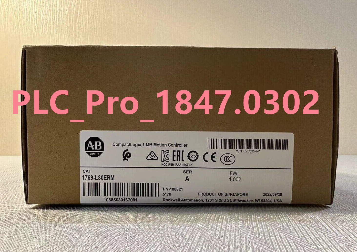 1PCS New 1769-L30ERM /A CompactLogix 1MB Motion Controller