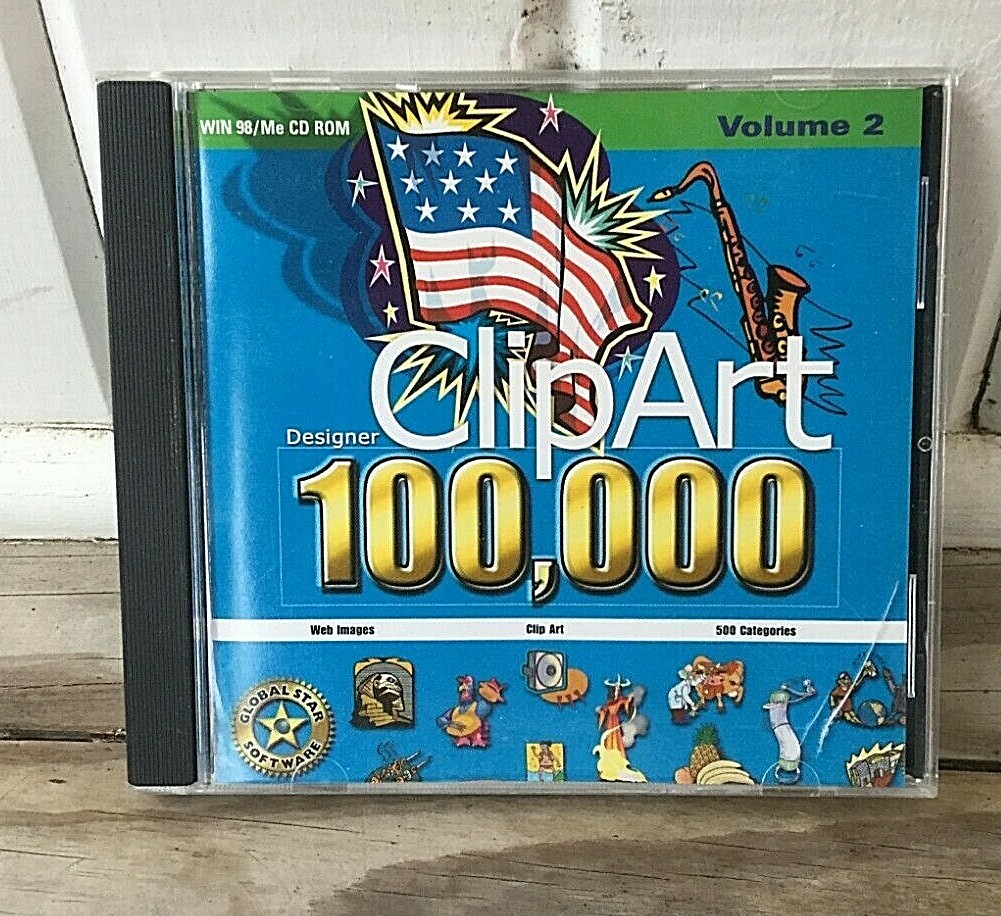 Designer Clip Art Volume 2 100,000,  PC Craft CD