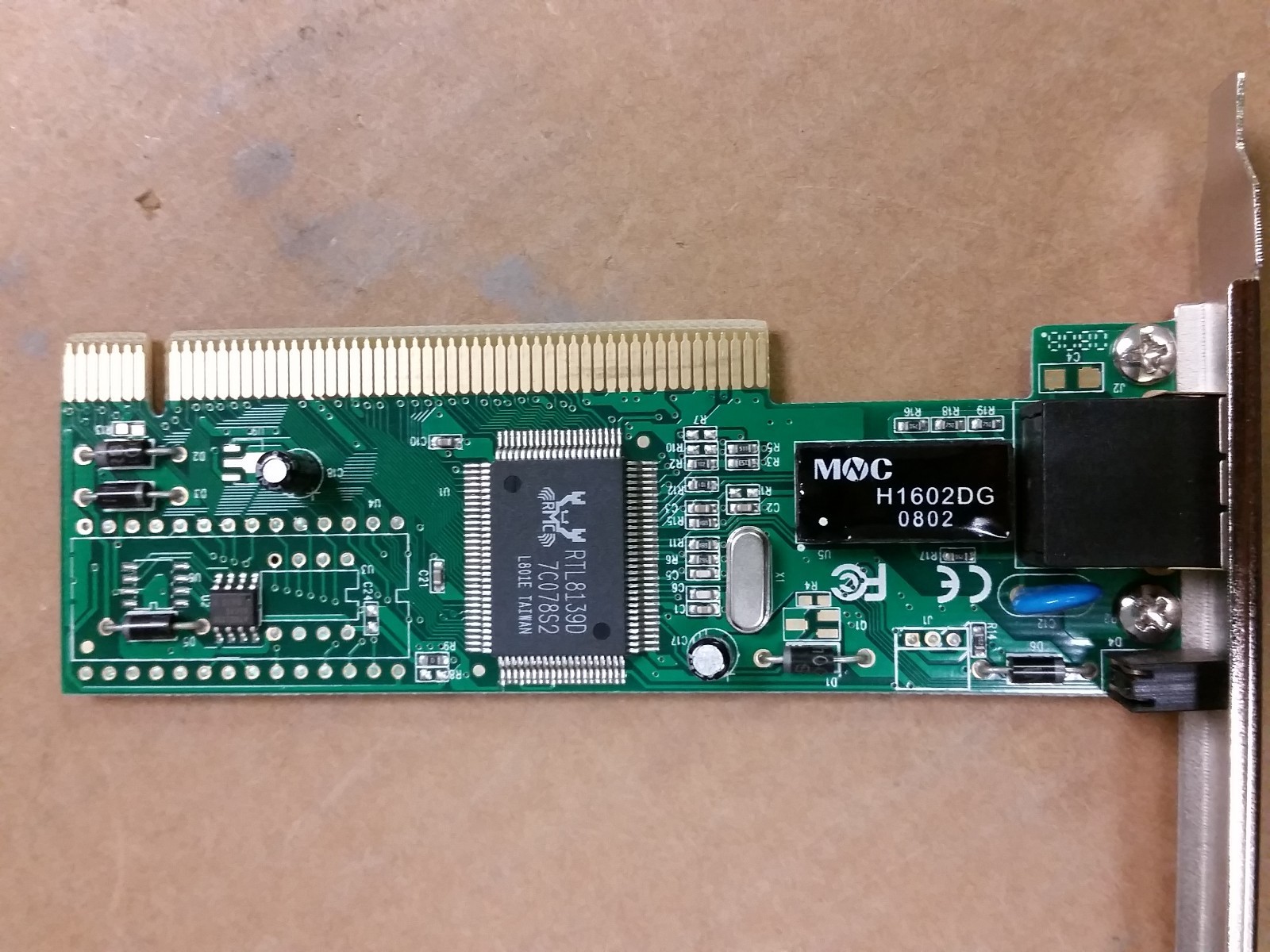 SMC Fast EZ 10/100 Mbps Ethernet PCI Network Card SMC1244TX-1  