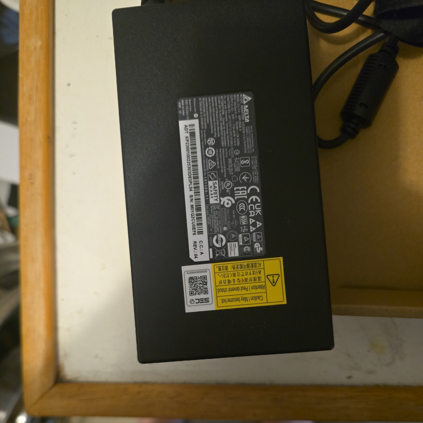 ADP-230JB D Delta 19.5V11.8A For Acer ConceptD 7 Ezel CC715-71-7163 230W Genuine