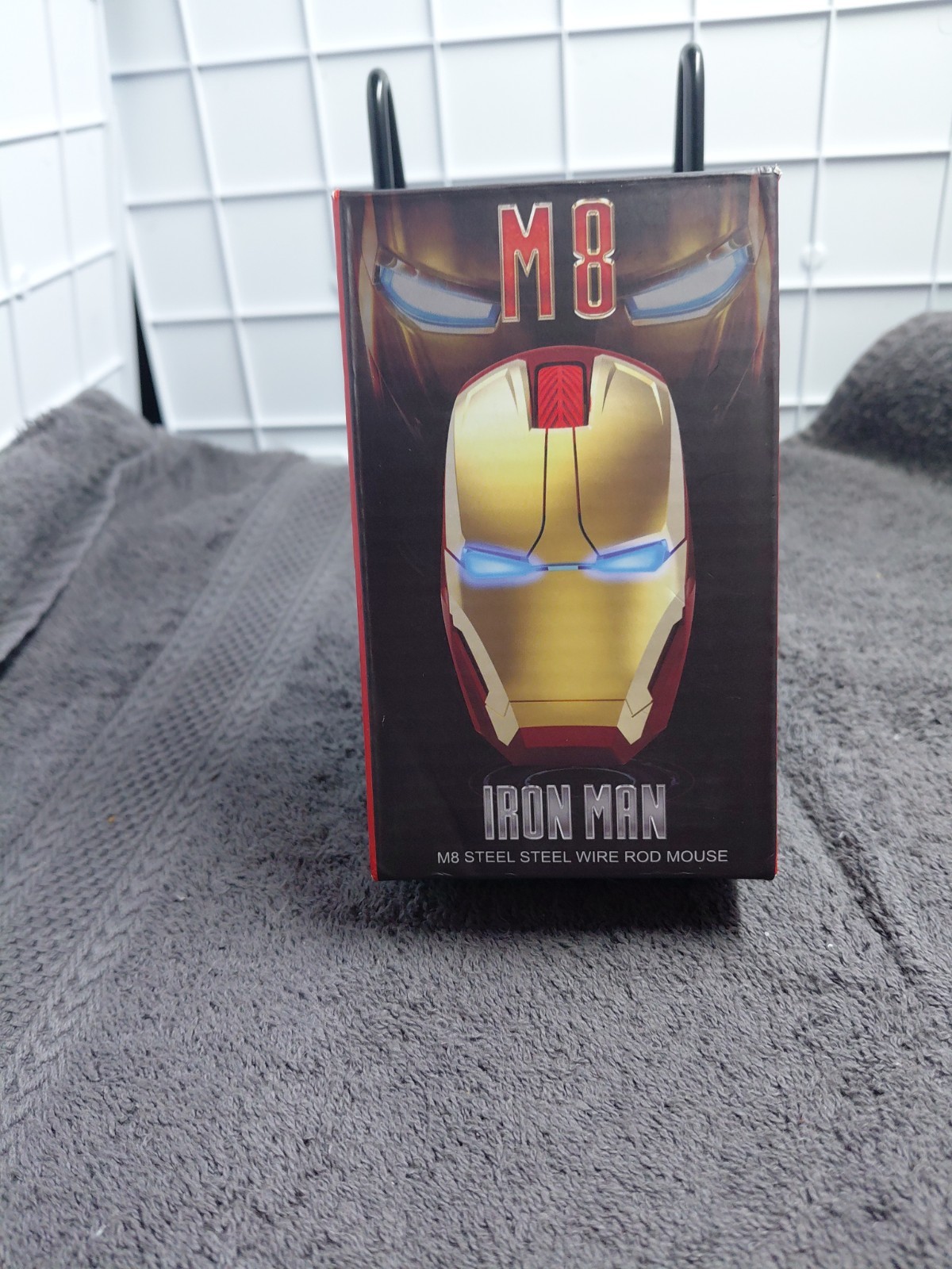 M8 Iron Man Steel Wire Rod Wireless Computer Mouse & 8G USB Flash Drive 🔥🔥