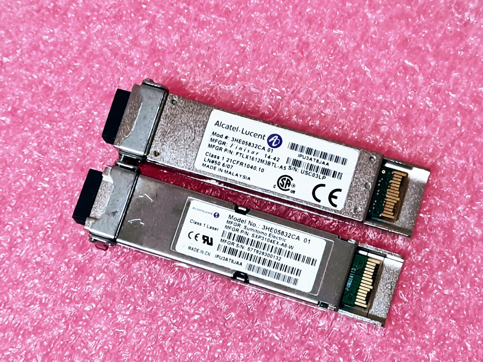 Genuine Alcatel-Lucent 3HE05832CA IPU3AT8JAA XFP-10GE ER-LC 40km 1550nm I-Temp