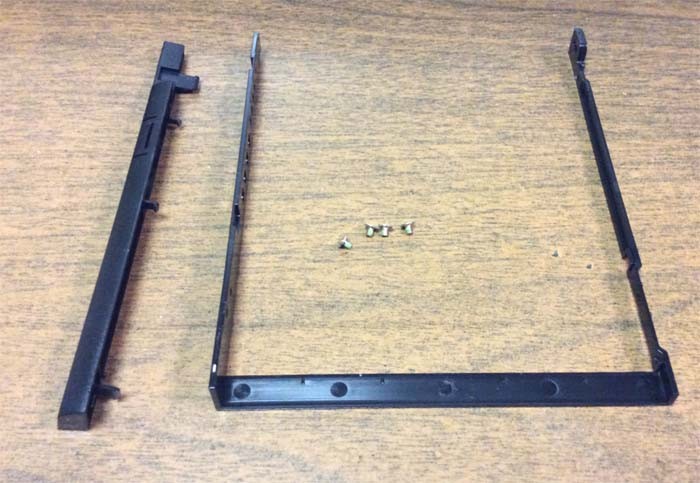 CD DVD Optical Drive Bezel Faceplate and Caddy for Fujitsu Lifebook T902 Laptop