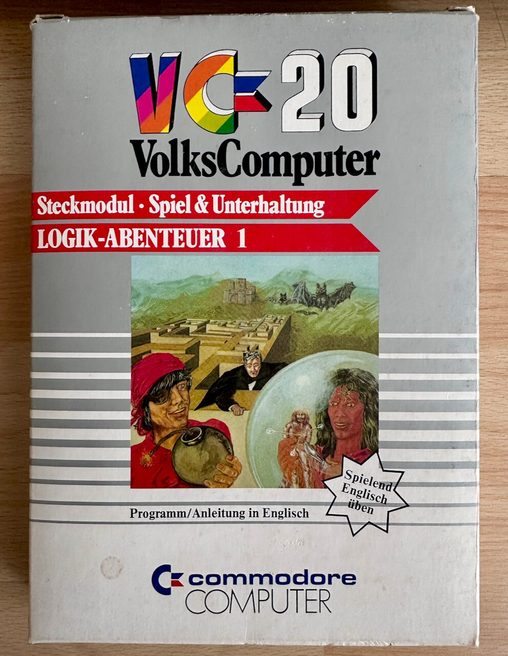 Commodore VIC-1914 Module / Cartridge - LOGIC - ADVENTURE, ORIGINAL BOX, BOXED