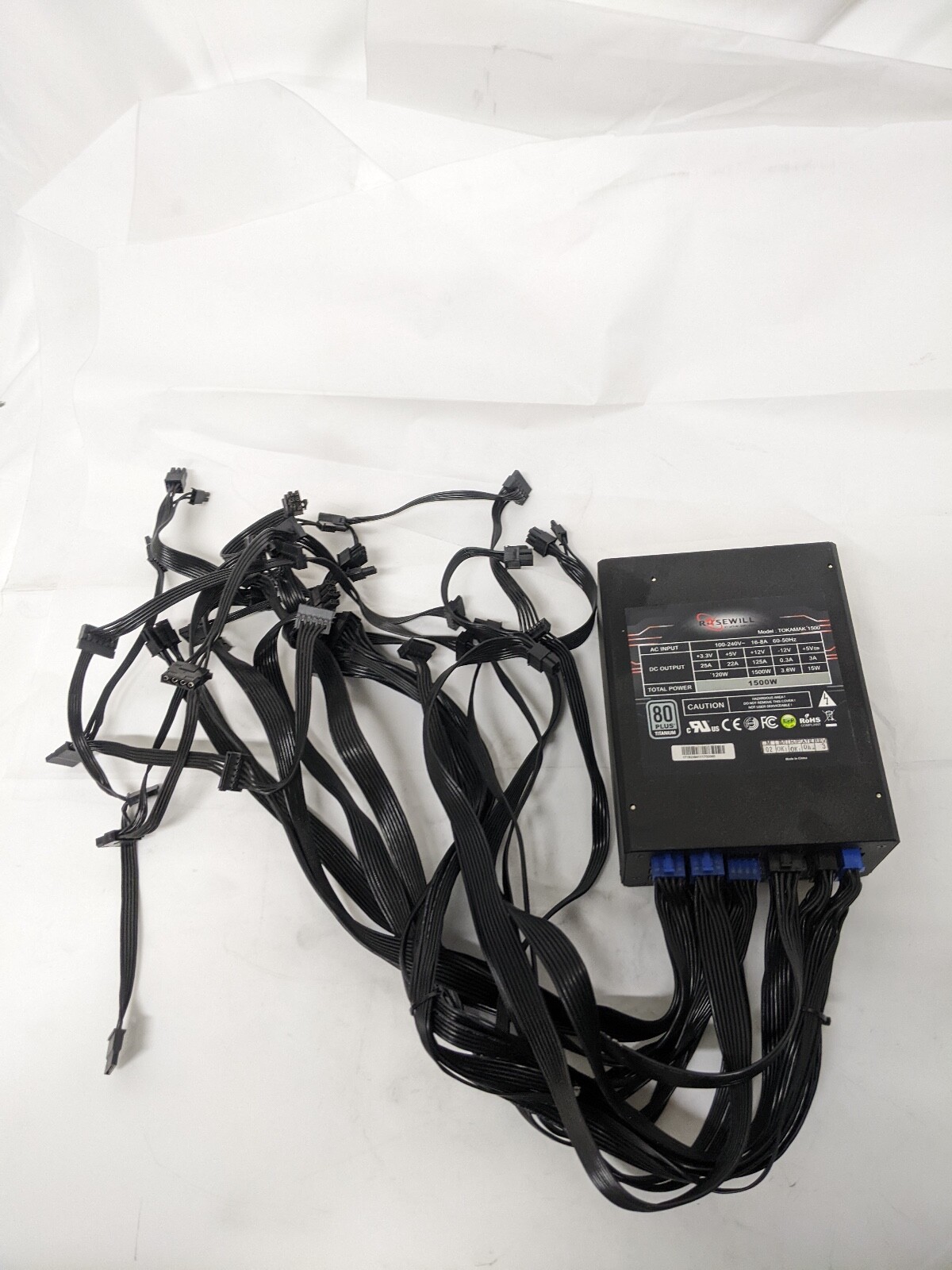 Rosewill Tokamak 1500w Titanium 80 plus