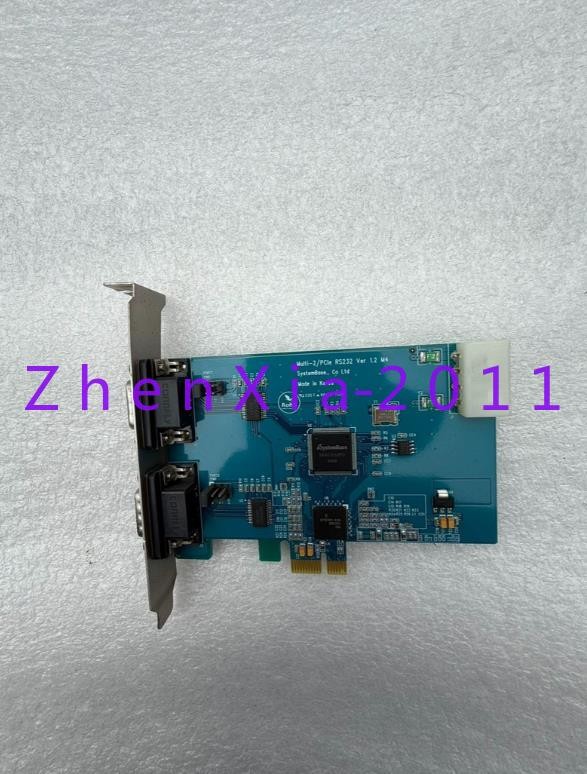 1pc used Multi-2/PCIe RS232 card