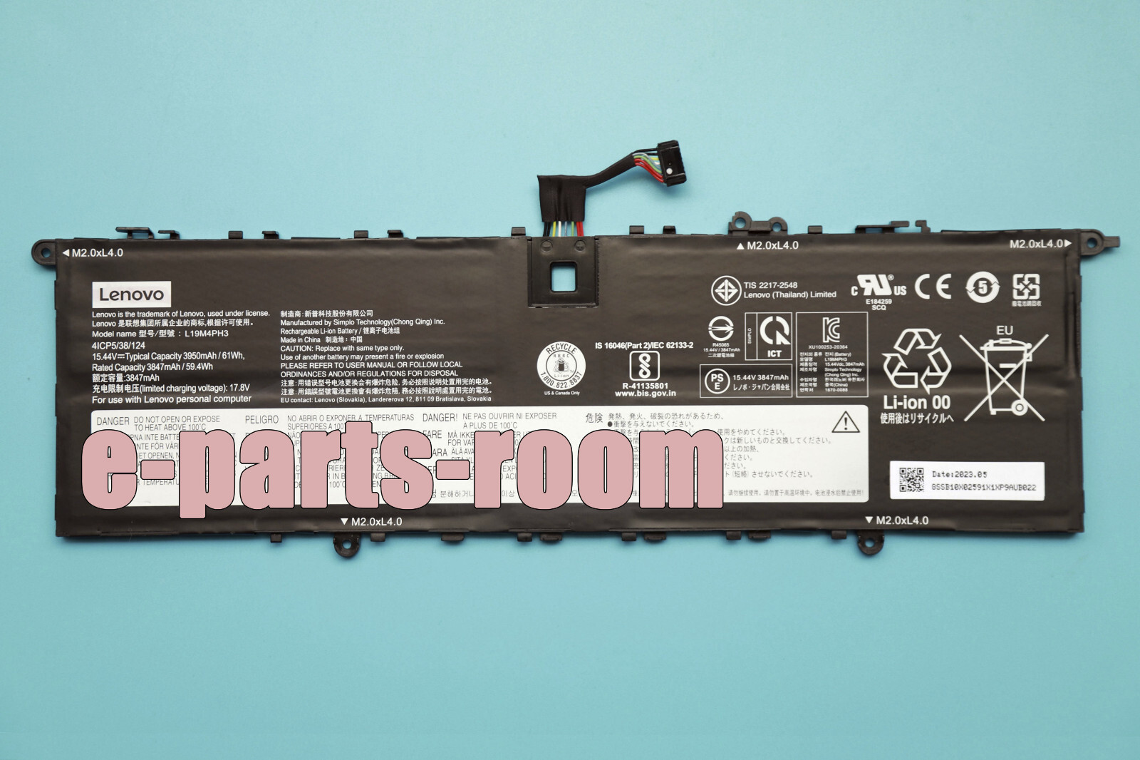 Genuine L19C4PH3 L19D4PH3 L19M4PH3 Battery For Lenovo Yoga Slim 7 Pro 14 2021