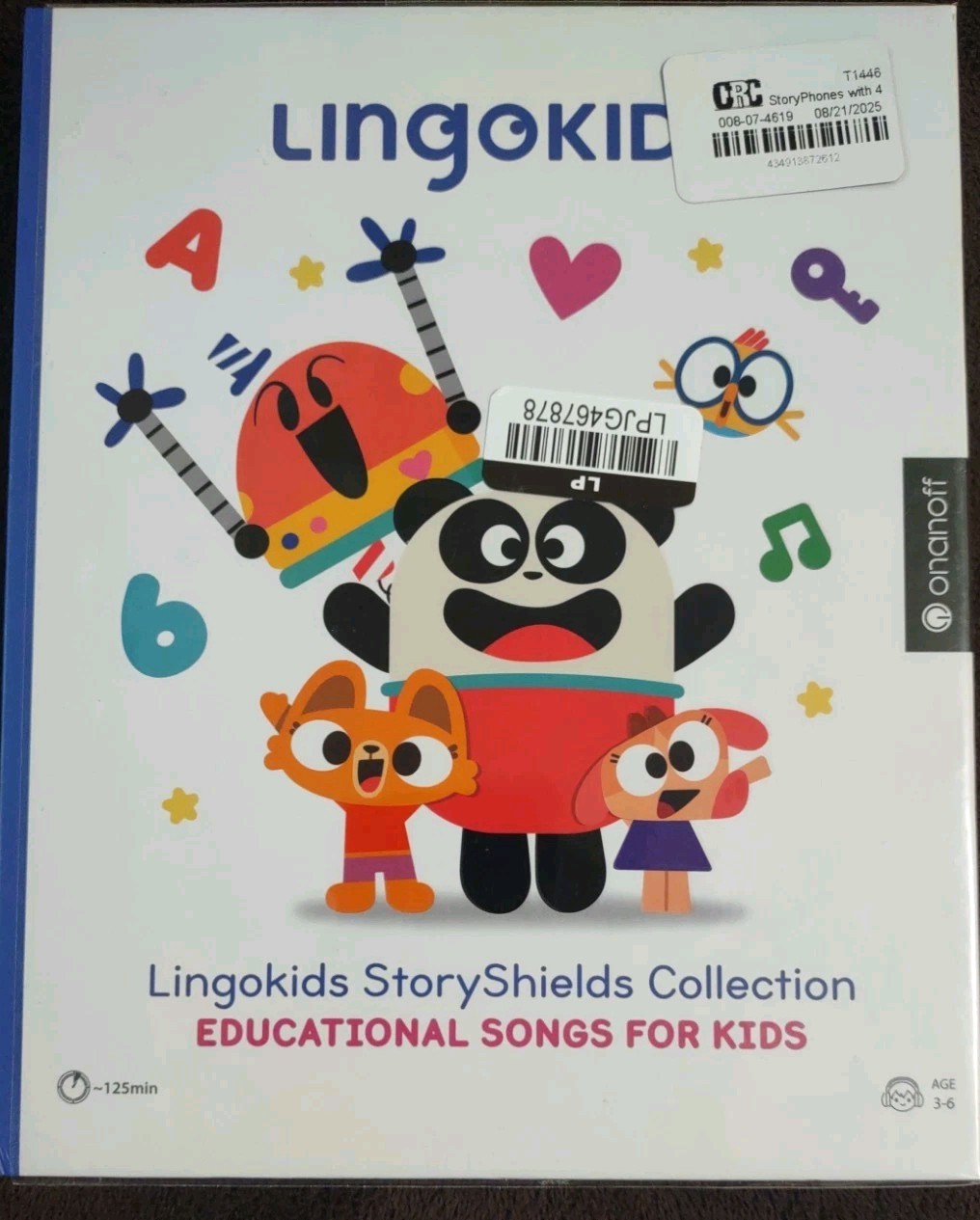 Lingokids Storyshields Collection Educational Songs For Kids 4 Audio Discs NEW