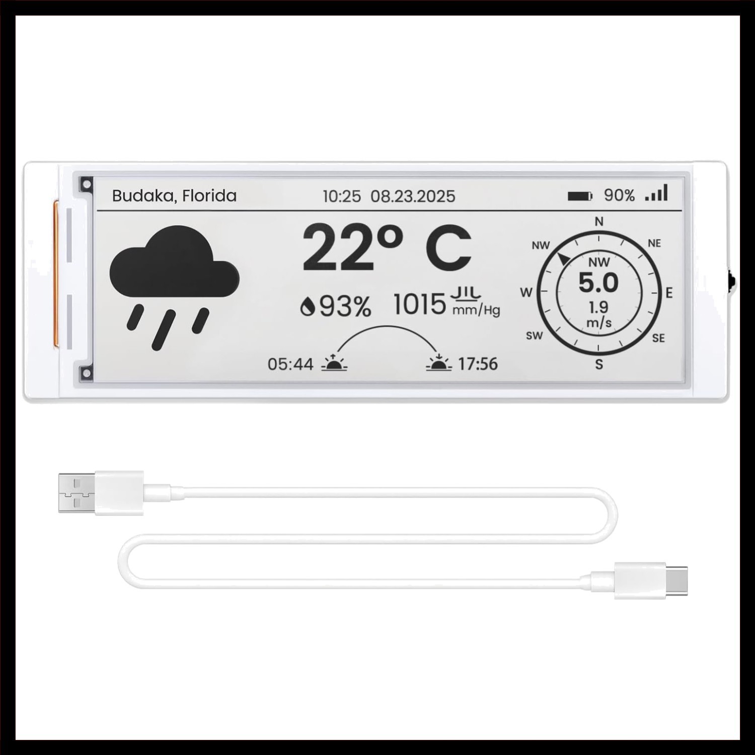 5.79 Inch E-Ink Display with 272x792 Resolution: Arduino Compatible Excellence