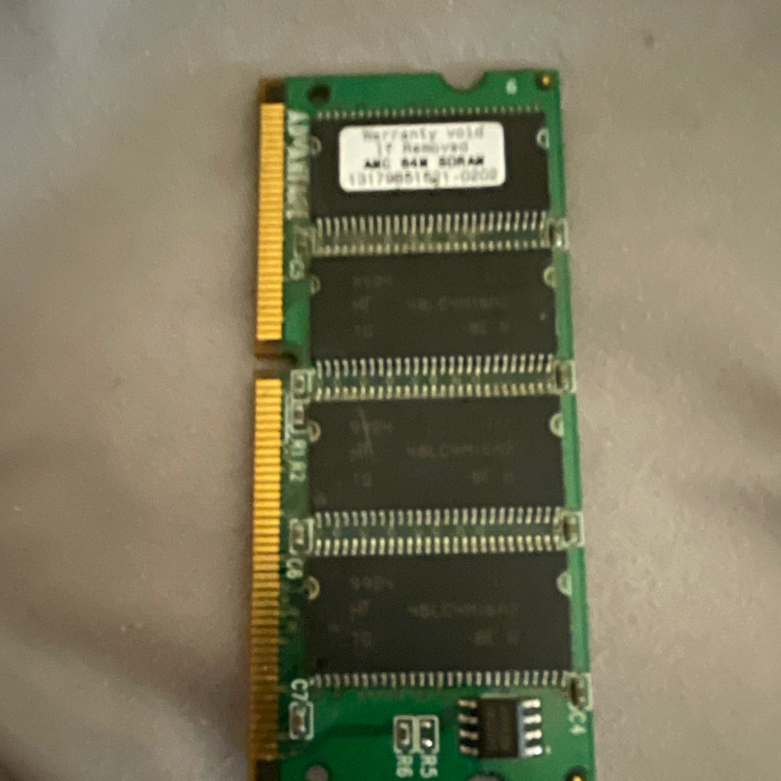 64MB PC-66 SDR SDRAM 144-Pin SO-DIMM Laptop Memory Module Non-ECC 1x64MB