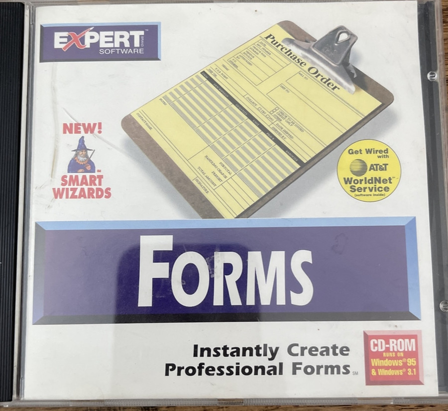 Expert Forms PC CD Rom Software