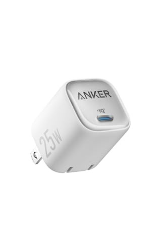 Anker Charger 25W USB-C Fast Charger [USB PD compatible/Complies with PSE