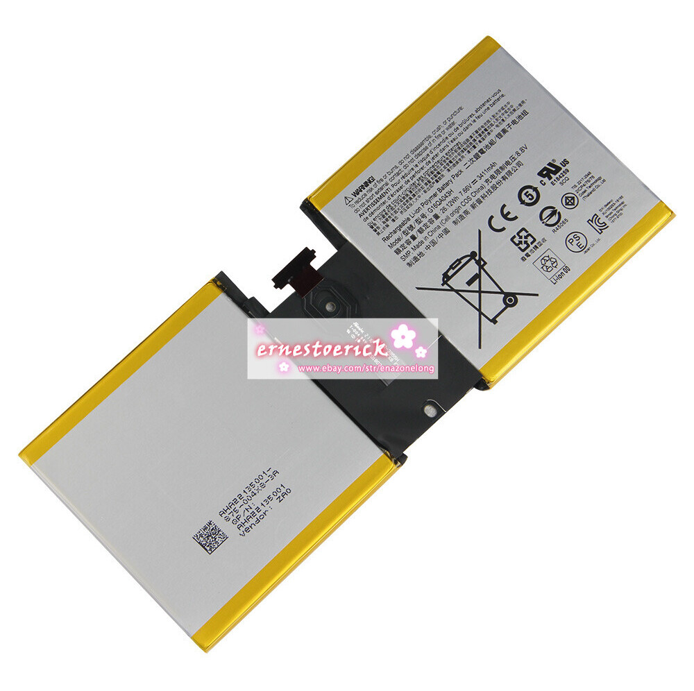 Original Replacement Battery G16QA043H For Microsoft Surface go 1824 3411mAh