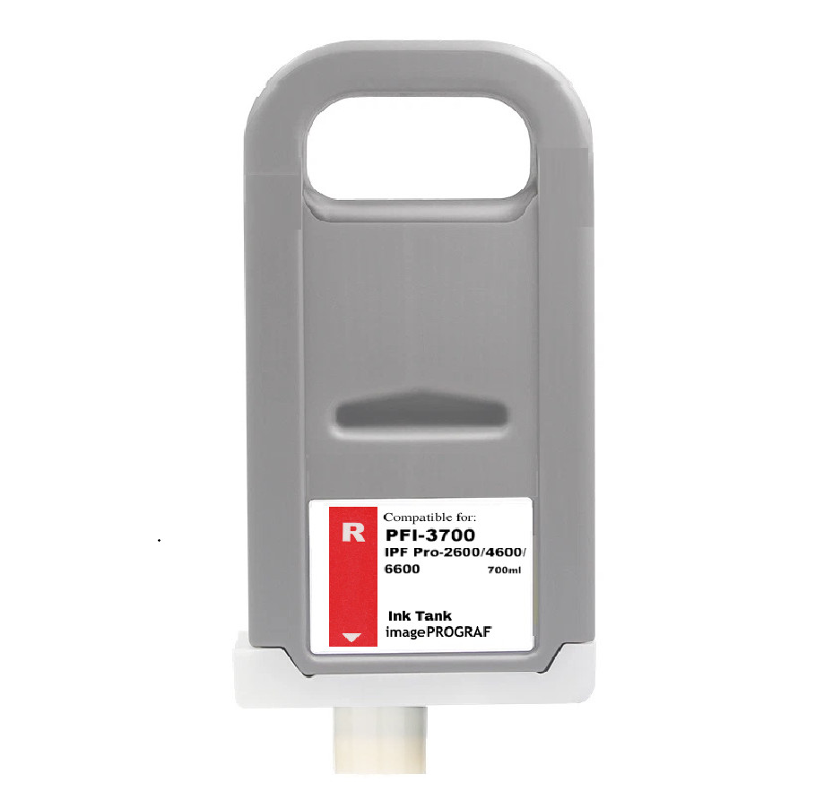 PFI3700 Red Ink Tank for Canon iPF PRO-2600 PRO-4600 PRO-6600 PFI-3700R