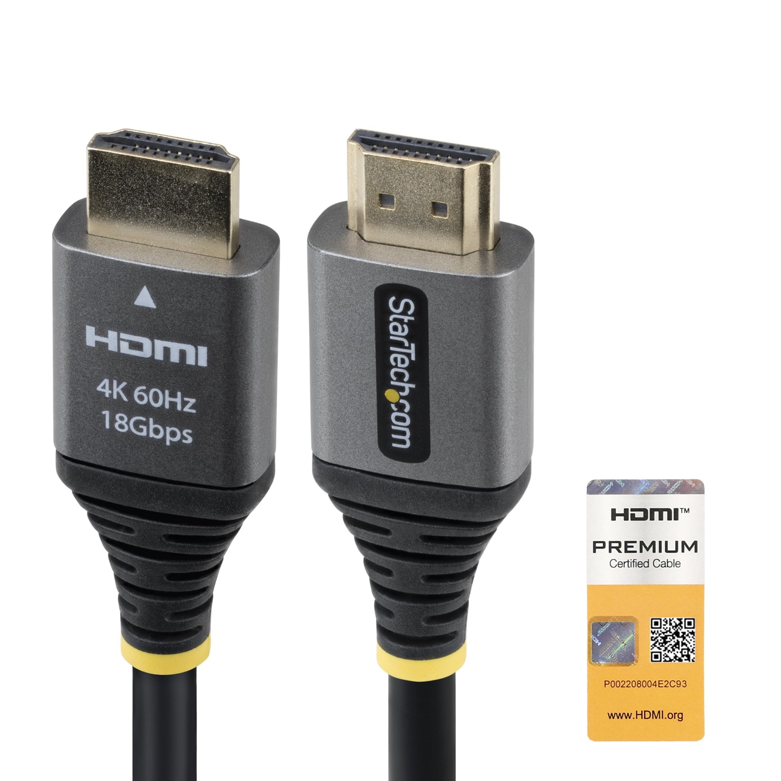 StarTech HDMMV8F 8ft HDMI 2.0 Cable 4K 60Hz HDR10 High-Flex