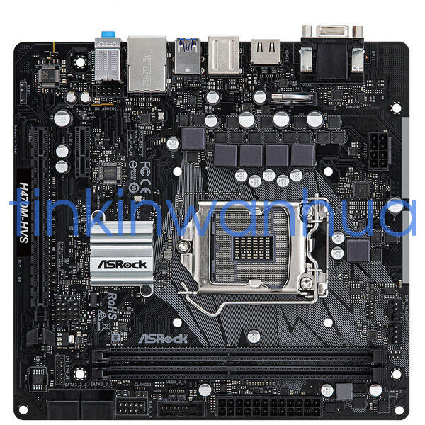 For ASROCK H470M-HVS motherboard M-ATX LGA 1200 DDR4 Test OK