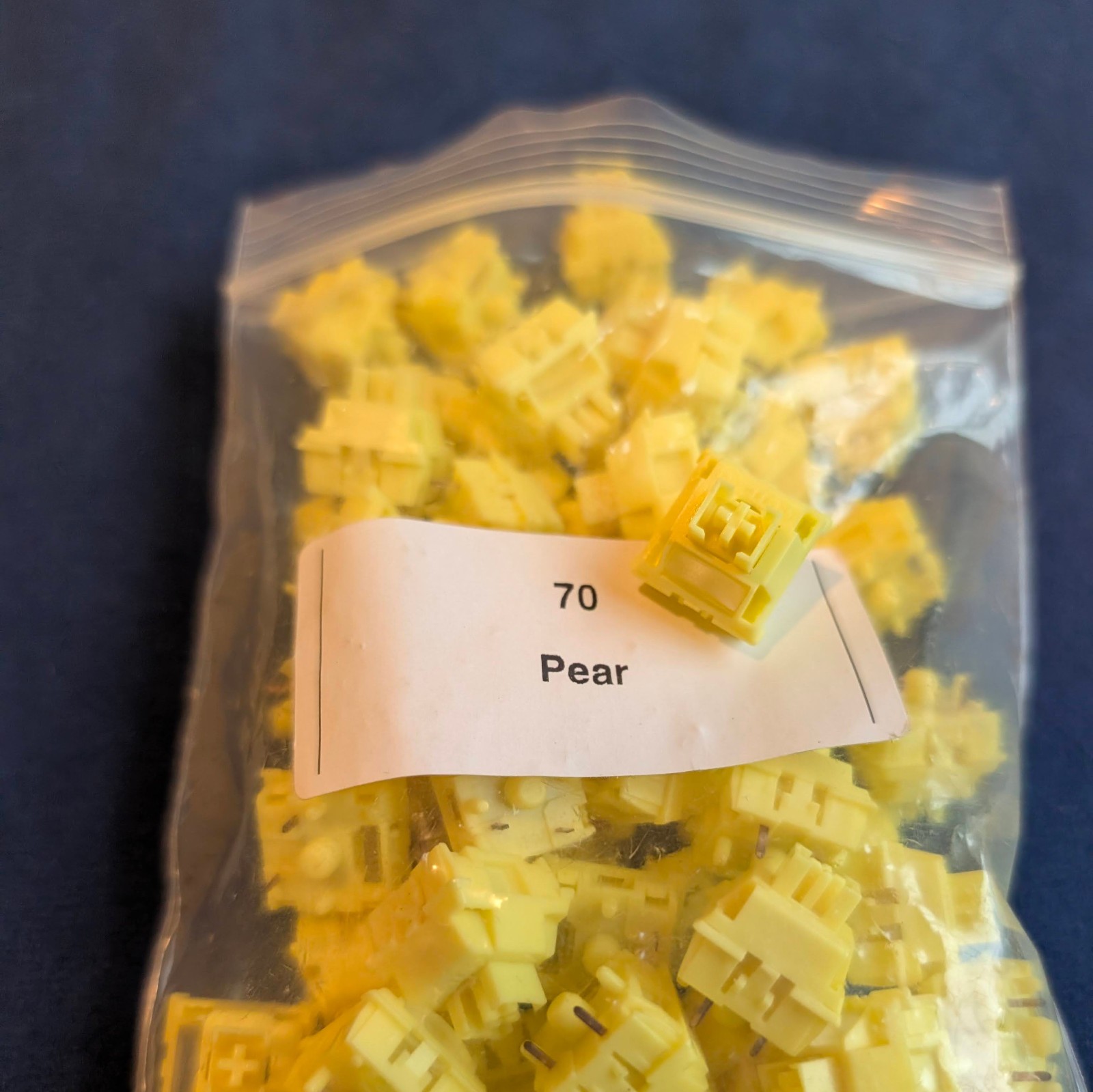 Outemu Pear Mechanical Keyboard Switches Light Tactile 70 Count