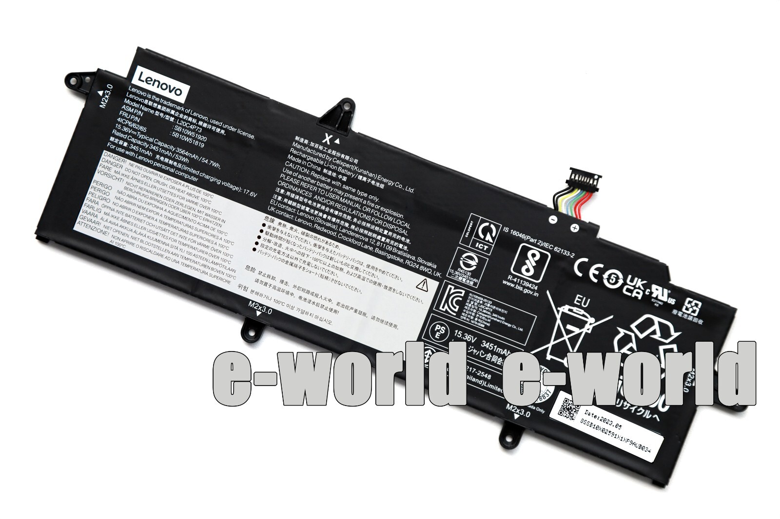 New Genuine L20C4P73 L20L4P73 L20M4P73 Battery for Lenovo ThinkPad X13 Gen 2 