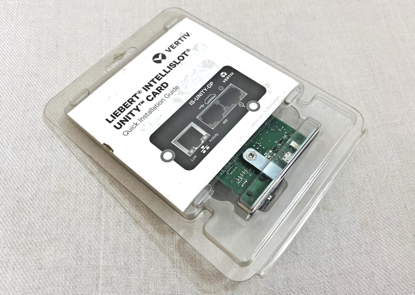 Vertiv Liebert IntelliSlot Unity-DP Network Card, Remote Monitoring ISUNITYSNMP.